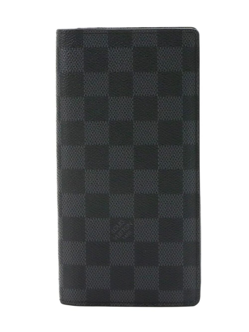 Louis Vuitton Damier Graphite Portefeuille Brazza Wallet Black Gray